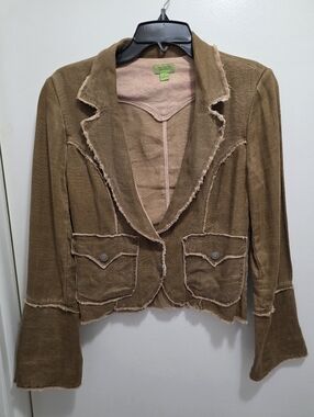 John Carlisle Essentials Womens Brown Jacket Size Small